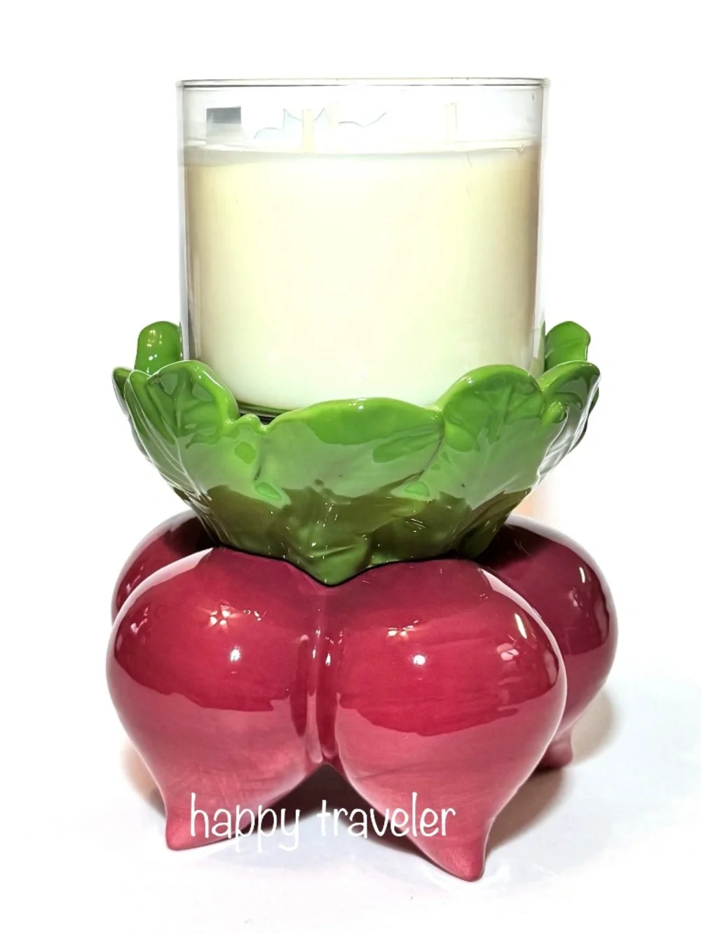 BEET Pedestal 3-Wick Candle Holder